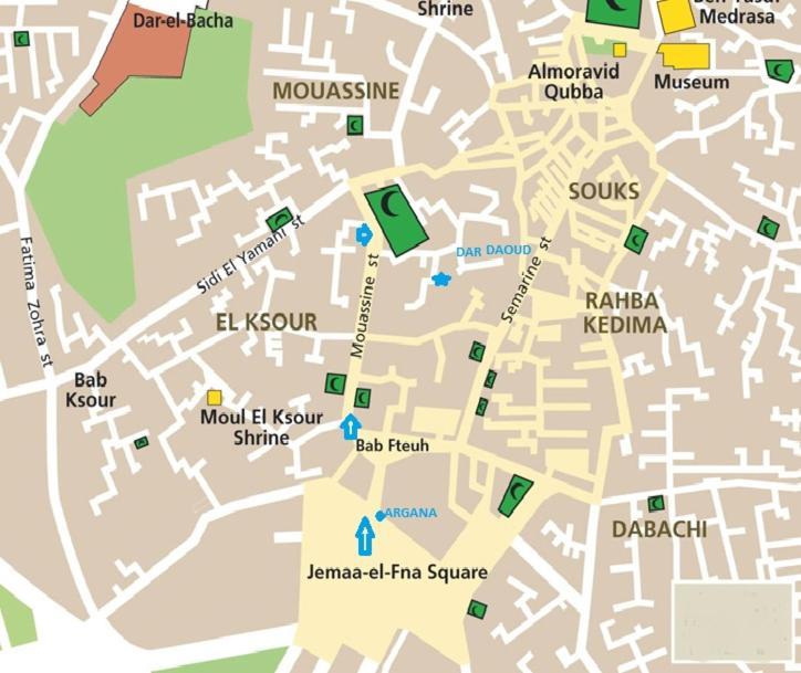 Hotel Dar Daoud Marrakesz Zewnętrze zdjęcie